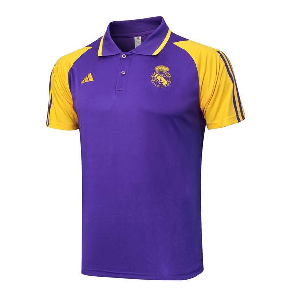 Polo Real Madrid 2024/25 Purpura Amarillo